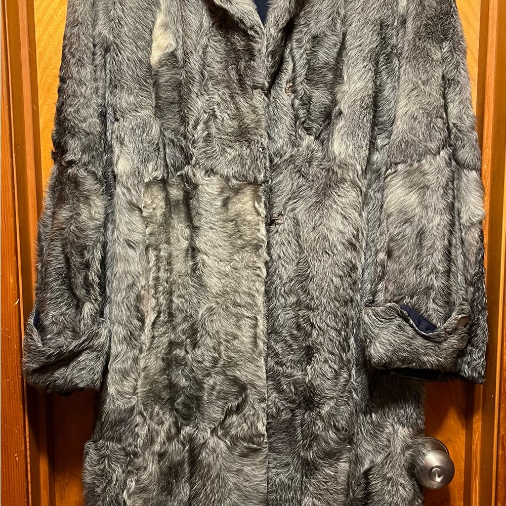 Women's Gray Fur Coat
